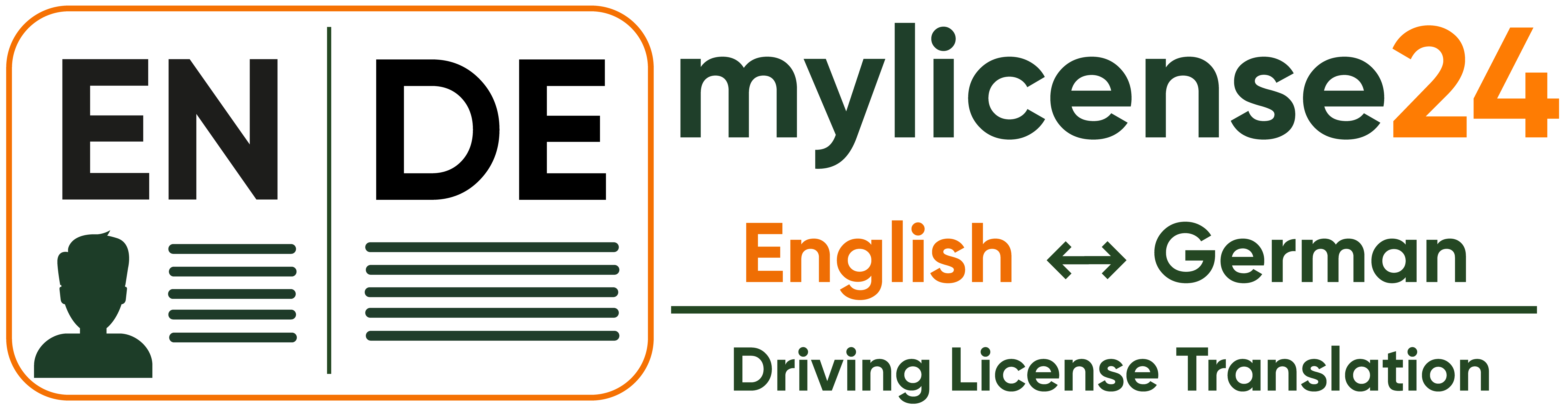 MyLicense24 Logo - English to German driving license translation